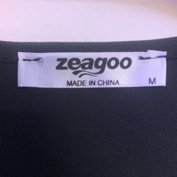 Zeagoo Sheer Mesh Cutout Dress - Picture 2 of 5